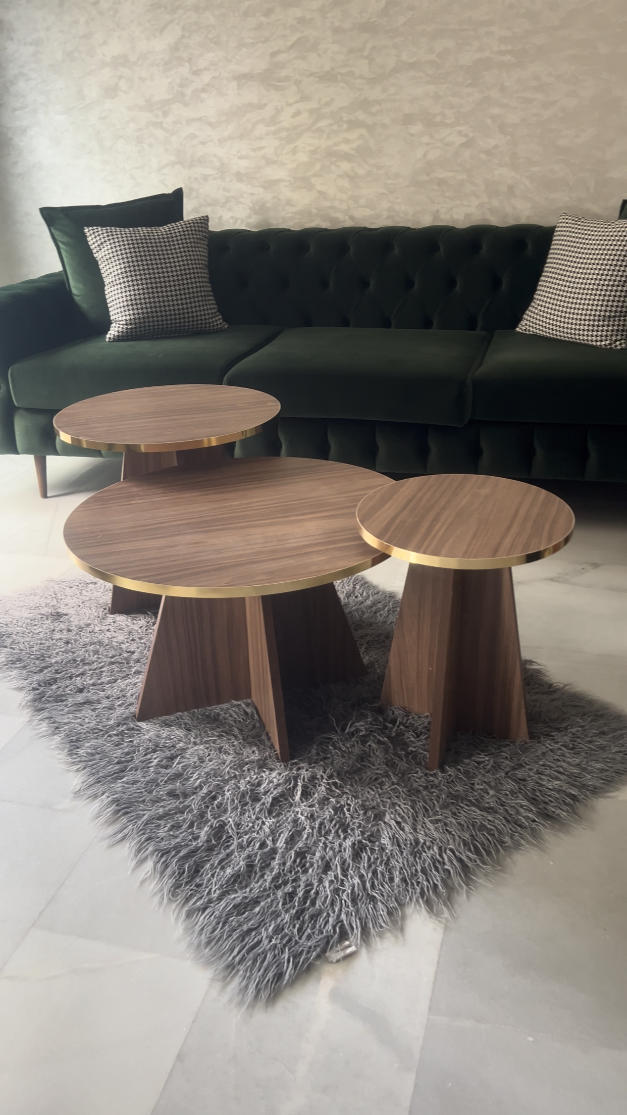 Trio tables basses gigogne