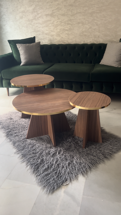 Trio tables basses gigogne